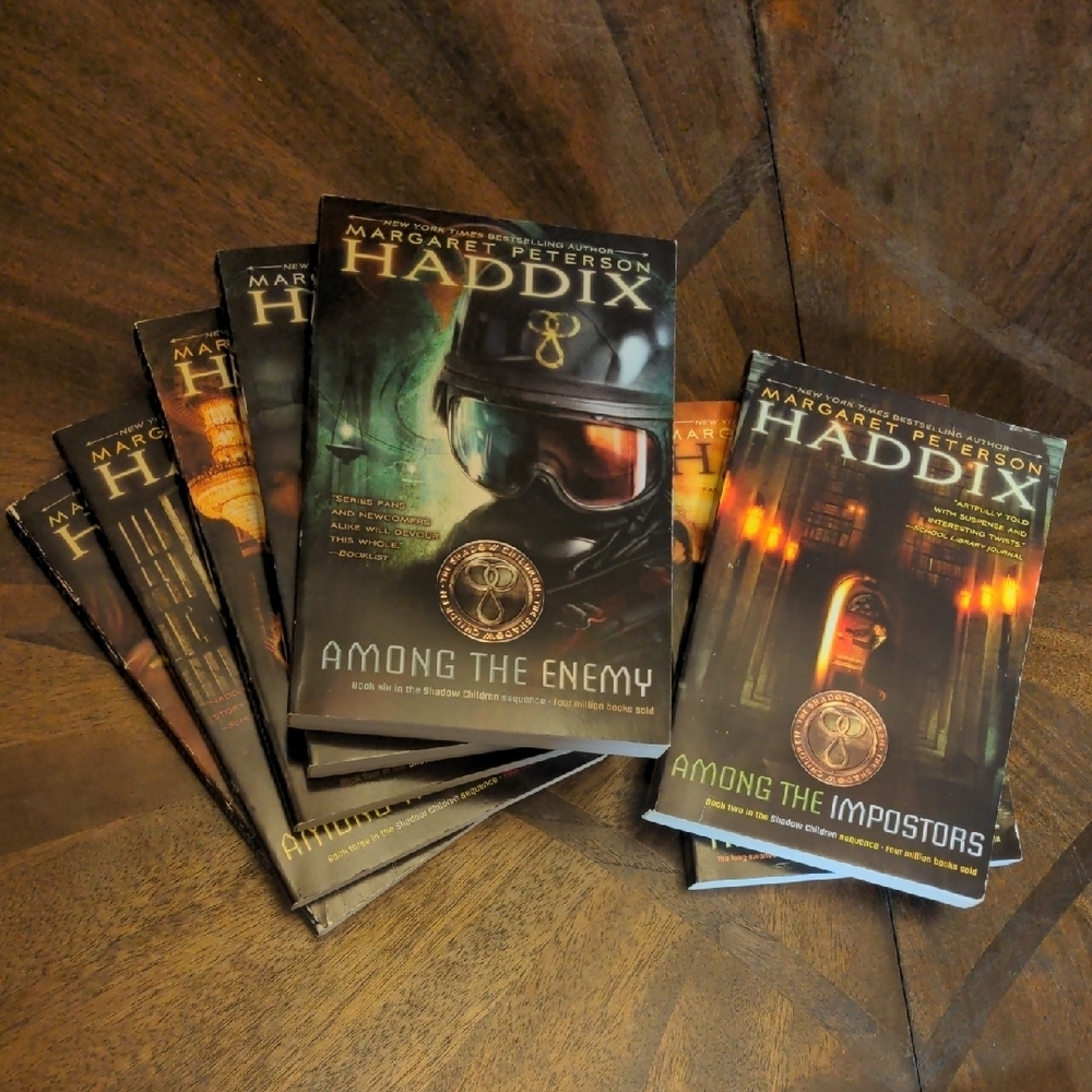 Shadow Children Series 7 Book Lot – Margaret Peterson Haddix – Among the Hidden